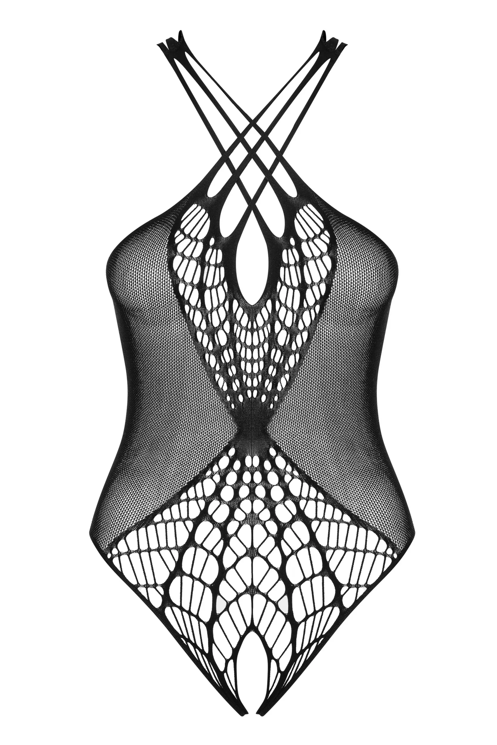 Боді black B118 crotchless teddy Obsessive