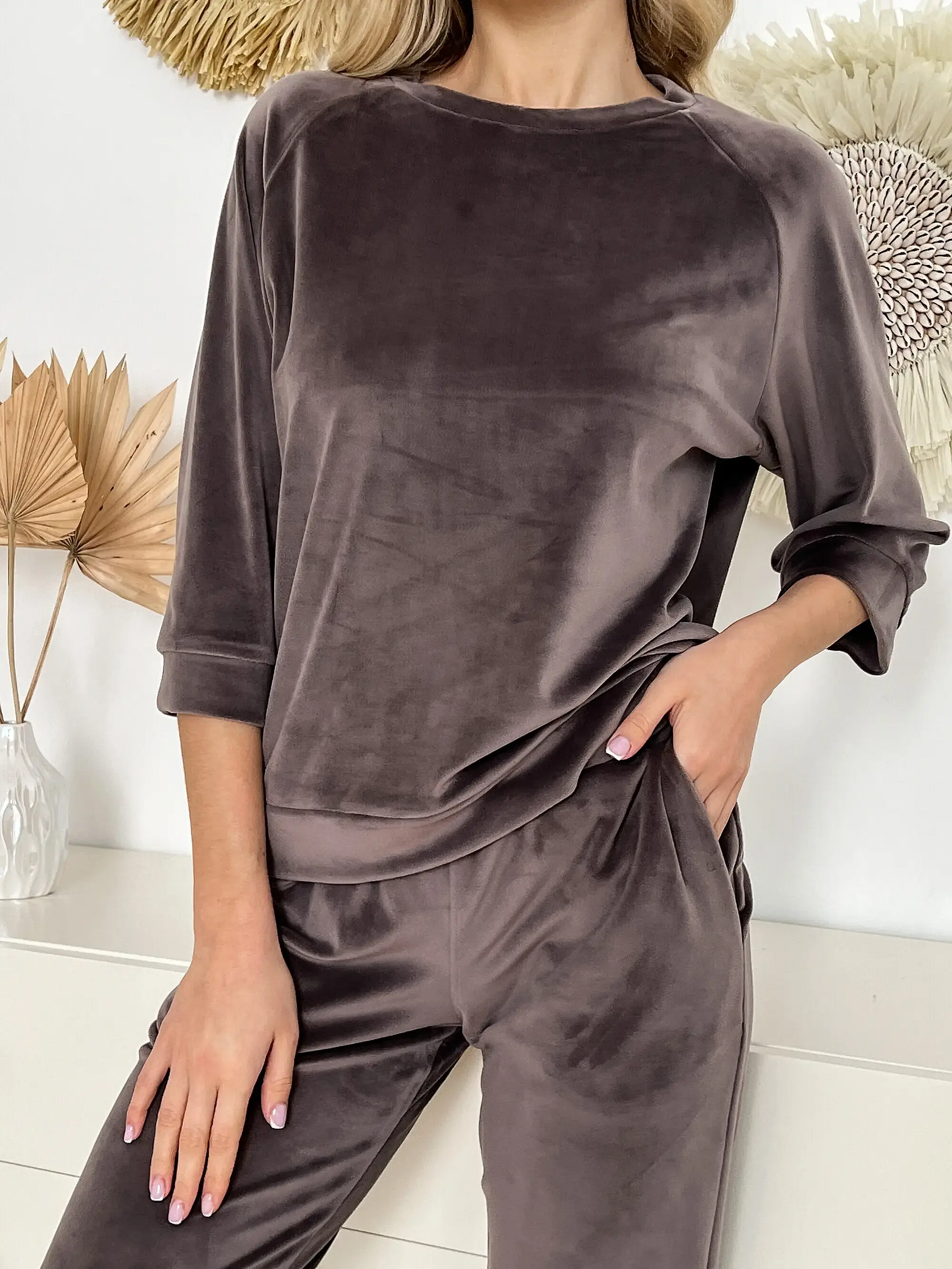 Костюм домашній мокко КШ1-17 Julia