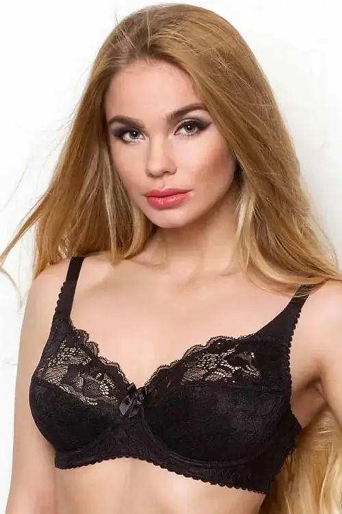 Бюстгальтер чорний 537-208 Orhideja