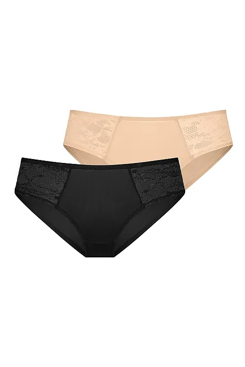 Труси Alma набір 2 шт black/beige FXCH0001LA141 Dorina
