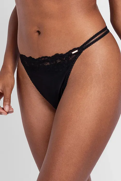 Труси Origins-shiny micro black FXST0054MI127 Dorina