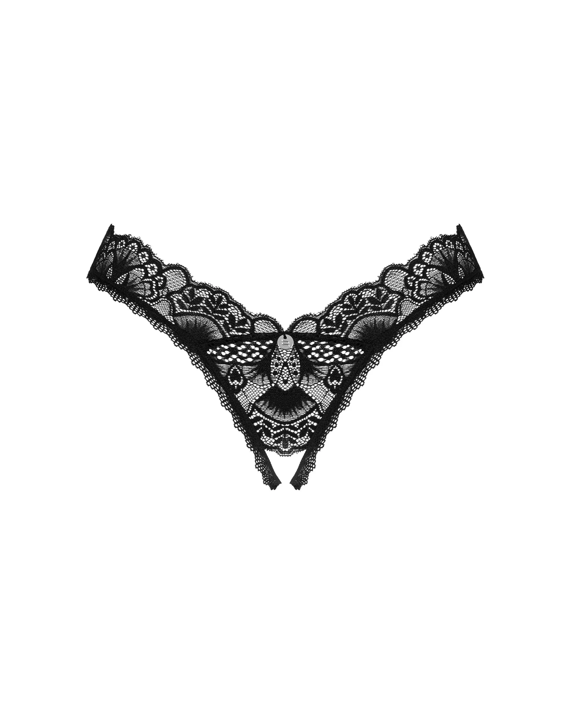 Труси black Donna dream crotchless thong Obsessive